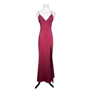 Showpo Burgundy Red Cocktail Dress size 6